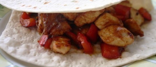 Куриная грудка с перцем и сыром