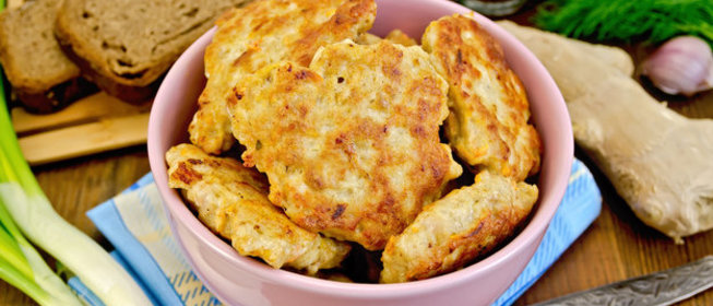 Куриные оладьи