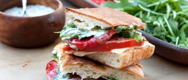 Сэндвичи с болгарским перцем