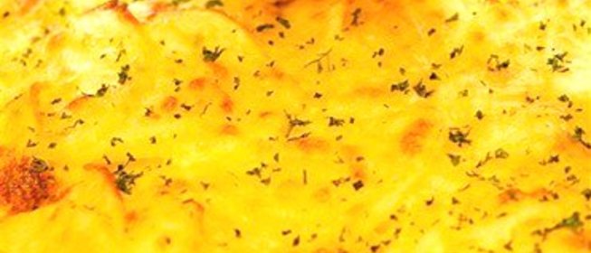 Картофель дофине с сыром стилтон