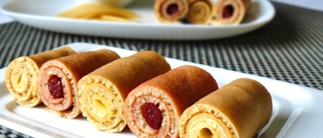 Рулетики из блинов