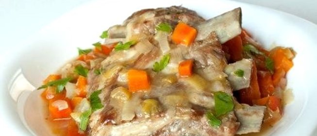 Рагу из ребрышек с овощами