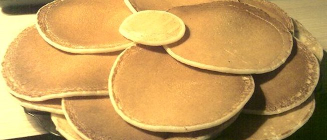 Простые блинчики на молоке