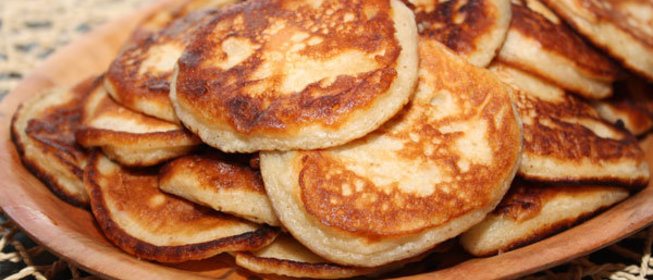 Оладьи с яблоками