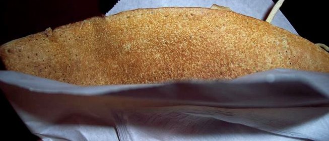 Блинчики с шоколадным ореховым кремом