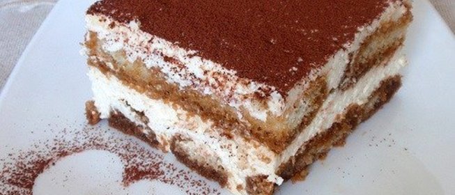 Тирамису со сливками