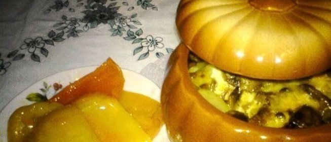 Картошка в горшочках с грибами