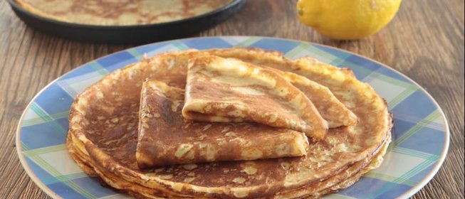 Лимонные блинчики