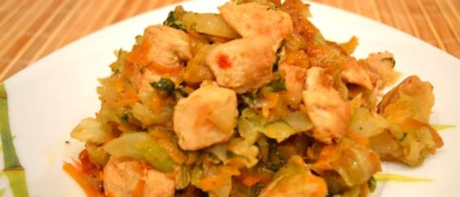 Бигус с курицей