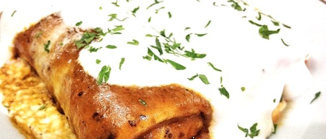 Блины с мясом