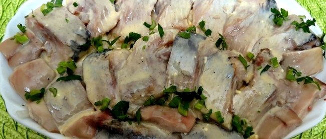 Сельдь в горчичном соусе