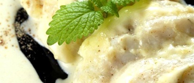 Треска, тушенная с белым вином