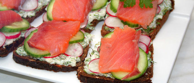 Датский рыбный сэндвич