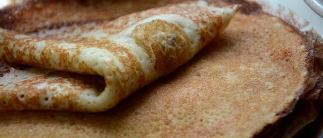 Блинчики с банановым припеком