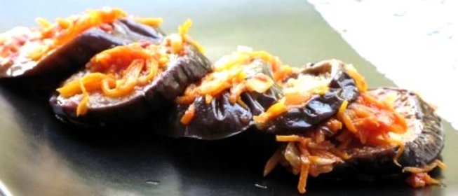 Баклажаны фаршированные на зиму
