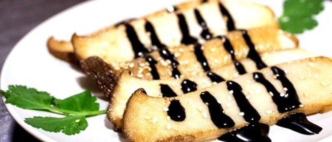 Сашими из королевскими вешенками