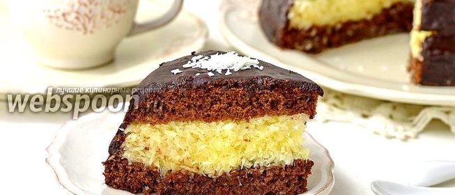 Торт «Баунти» шоколадный