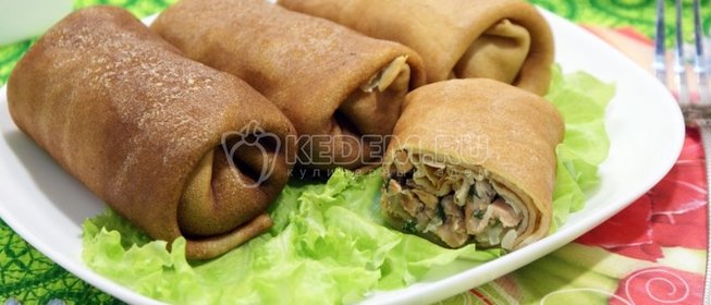 Блины с рыбой