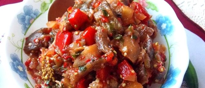 Закуска из баклажан