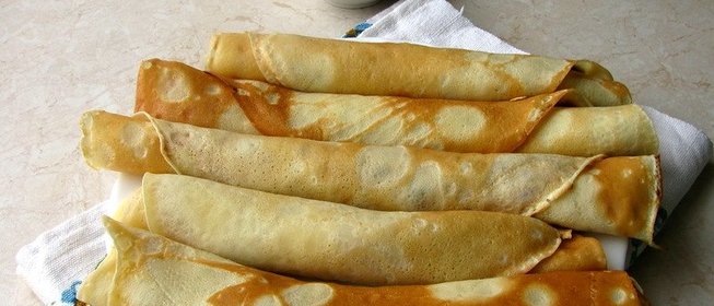 Тоненькие блинчики на молоке