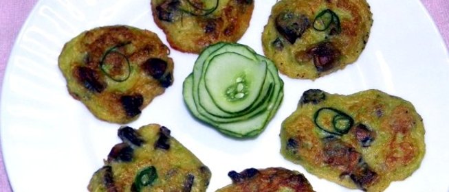 Оладьи из патиссона