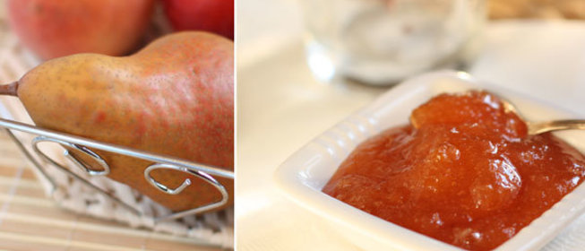 Джем из груш и персиков