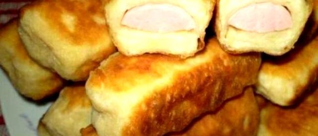 Сосиски в тесте на кефире