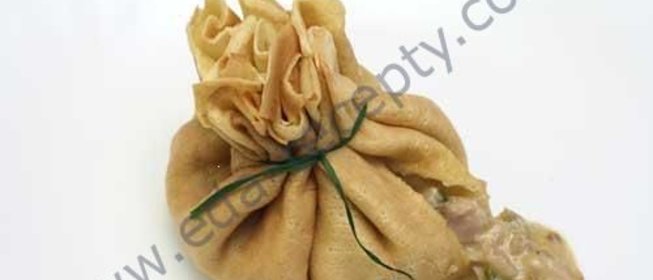 Блинчики с паприкашем «Кошелек богача»