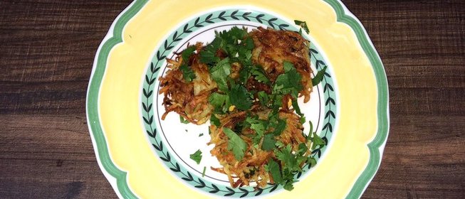 Драники с овсяными хлопьями