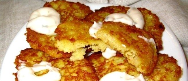 Драники с творогом