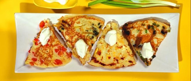 Блины с припеком