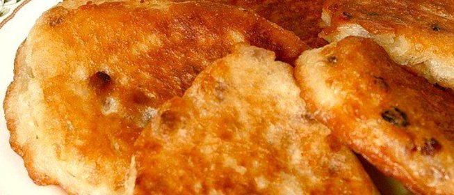 Блинчики с изюмом