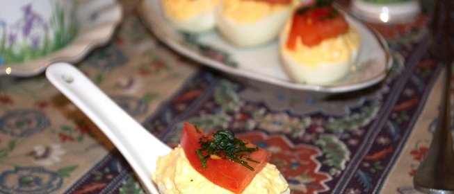 Закуска с брынзой