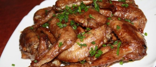 Пикантные крылышки с гранатовым привкусом