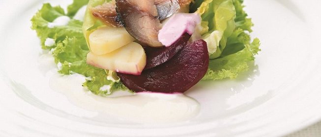 Блинчики с творогом и клюквой