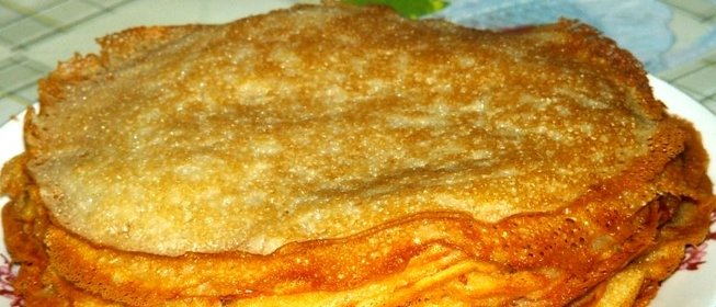 Блинчики без яиц