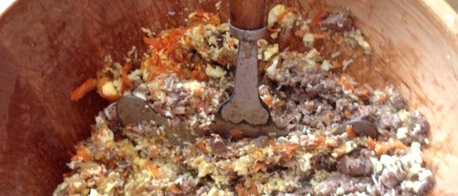 Паштет из говяжьей печени и легкого