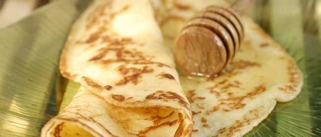 Блины с манкой