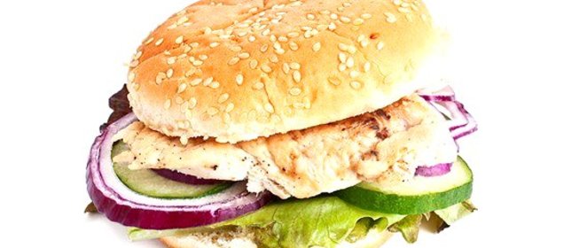 Куриные бургеры с соусом якитори