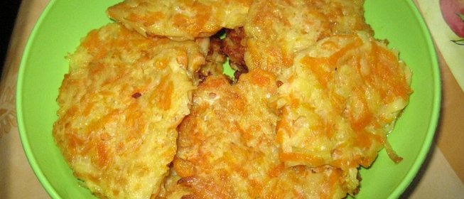 Драники картофельные с тыквой