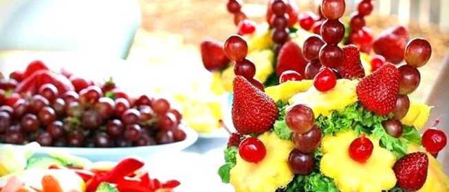 Букет из фруктов своими руками