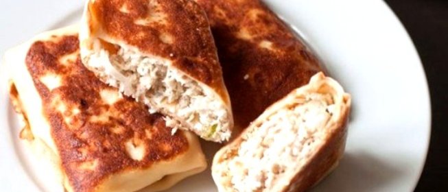 Блинчики с курицей
