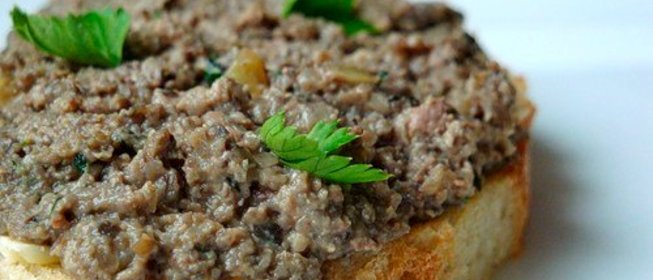 Паштет из грибов постный