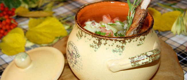 Овощное рагу с бараниной по-шотландски