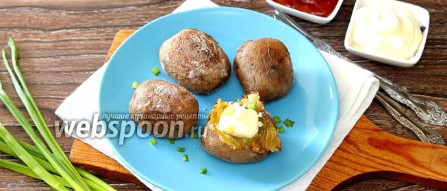 Картофель запечённый на сковороде