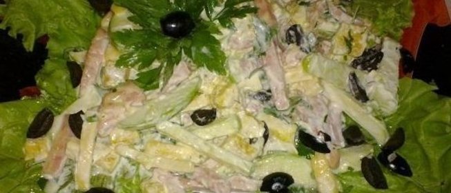 Салат проще простого на быструю руку