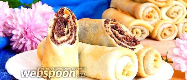 Блинчики с маковой начинкой