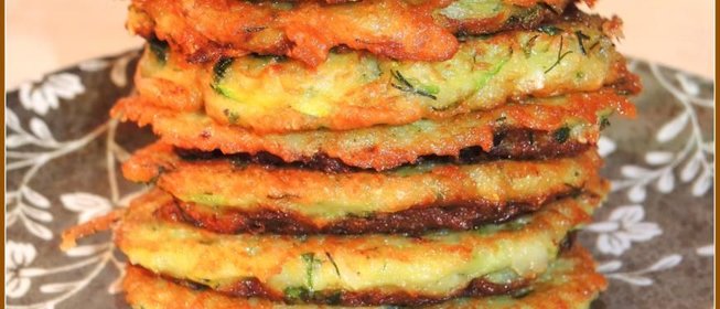 Драники овощные с рисовыми хлопьями