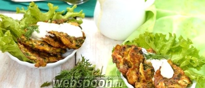 Оладьи из варёных яиц, зелёного лука и укропа