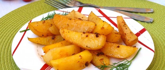 Картофель в соевом соусе